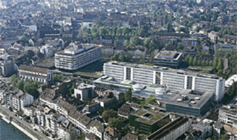 Luftaufnahme des Spitalareals